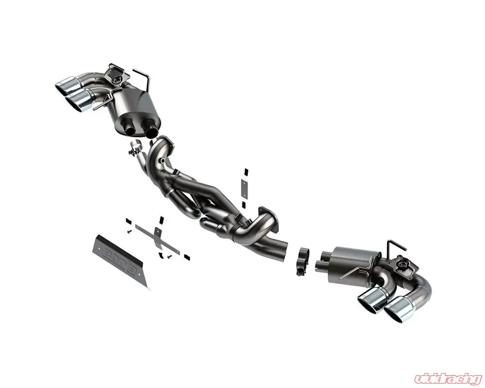 Borla ATAK Catback Exhaust System Chevrolet C8 Corvette Stingray (Euro Spec) 2020-2024