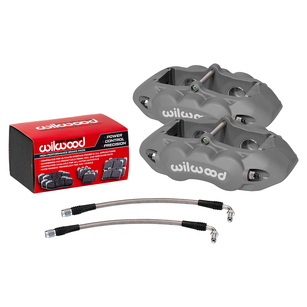 1965-1982 Corvette Wilwood D8-4 Rear Caliper Kit Anodized