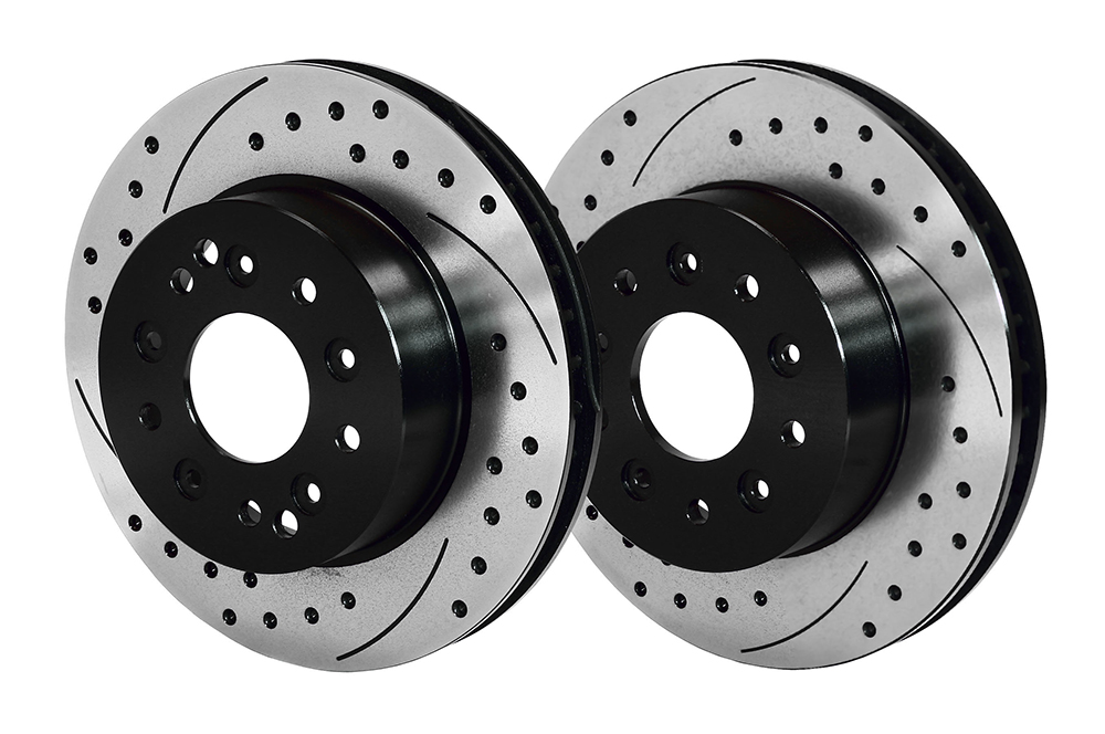 1965-1982 Corvette C2/C3 Wilwood Front/Rear Drilled Rotor Kit