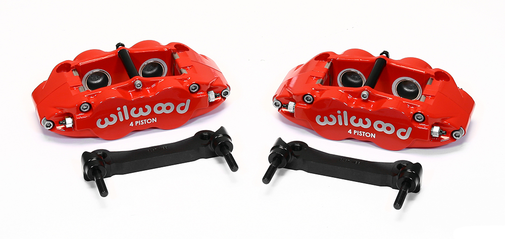 1997-2013 Corvette C5/C6 Wilwood FNSL4R Rear Caliper & Bracket Kit Red