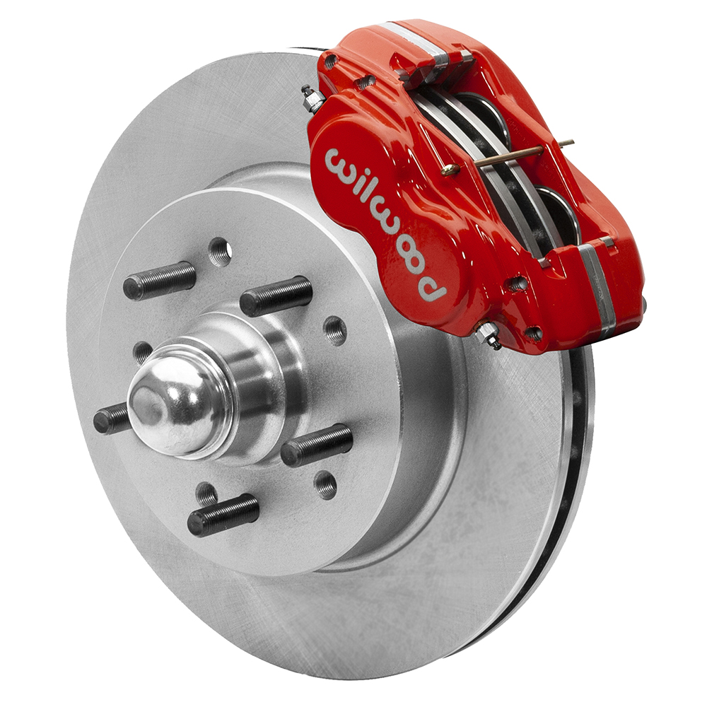1963-1964 Corvette Wilwood Dynalite Front 11.5" Brake Kit Red
