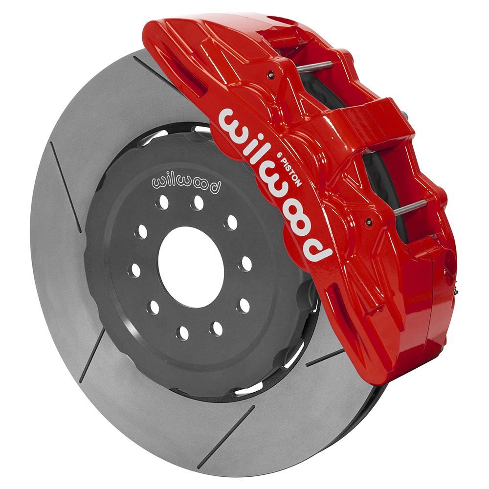 1997-2013 Corvette Wilwood SX6R Front 15" Brake Kit Red