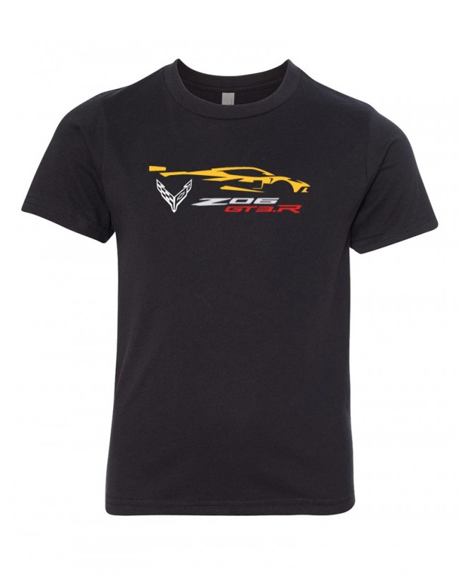 C8 Corvette Z06 GT3.R Corvette Racing Gesture Youth T-Shirt