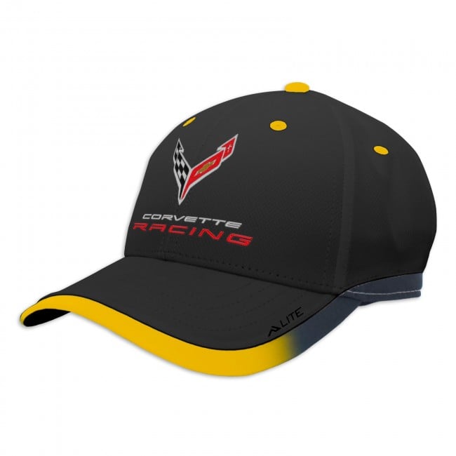 Corvette C8 2025 Le Mans Event Cap, Black/Yellow