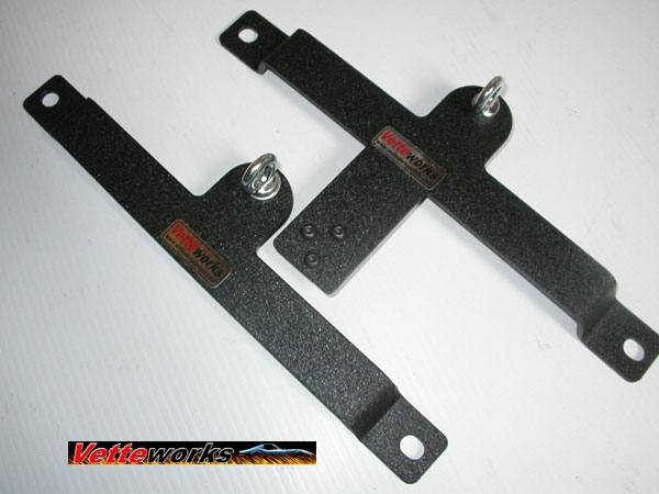 C4 Corvettes 1984-1996 Sub Bar Anchor, Sub Belt Mouting Bracket, W/ Extinguisher mount from Vetteworks