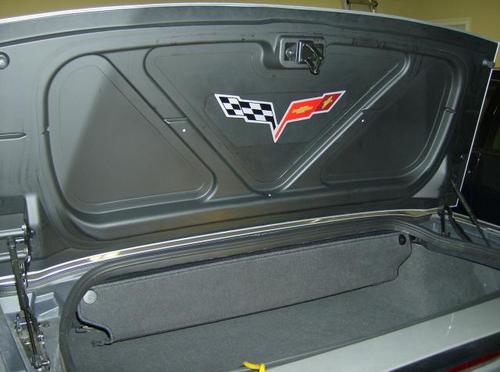 2006-13 C6 Corvette Convertible Trunk Lid Logo Decal