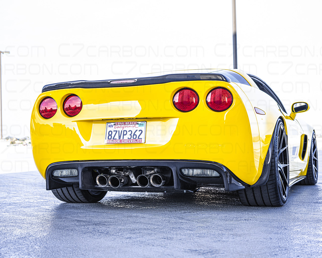 Corvette ZR1 Rear spoiler,  Carbon Fiber