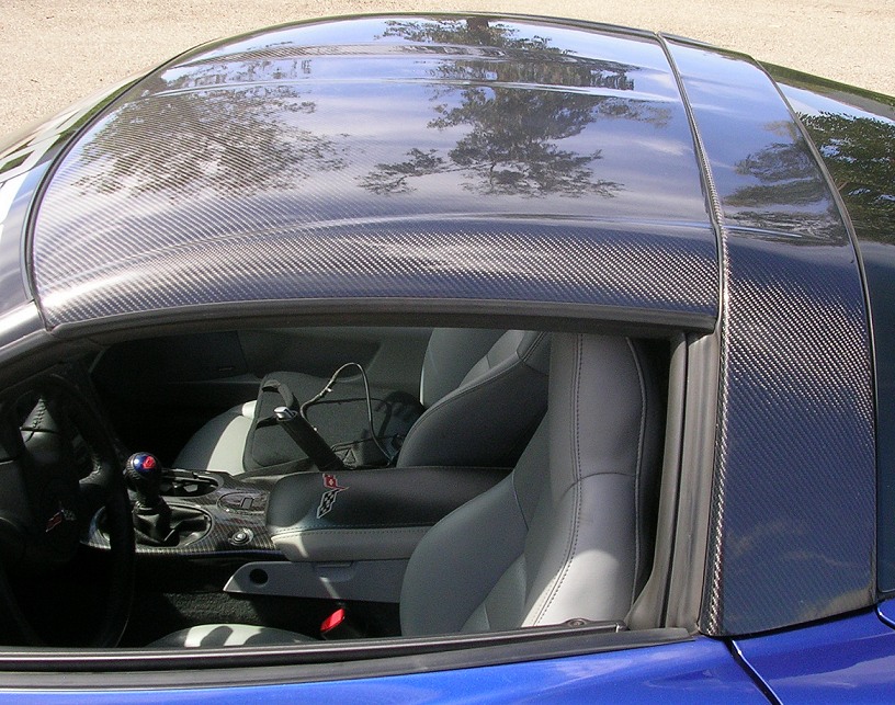 Corvette 05-13 C6 Fiberglass Targa Top Cover/Skin, Fits all 05-13 Targa Tops