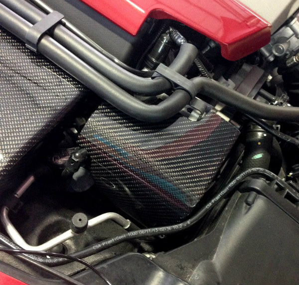 2014-2019 C7 Corvette Stingray REAL CARBON FIBER Alternator Cover for cars with Z51