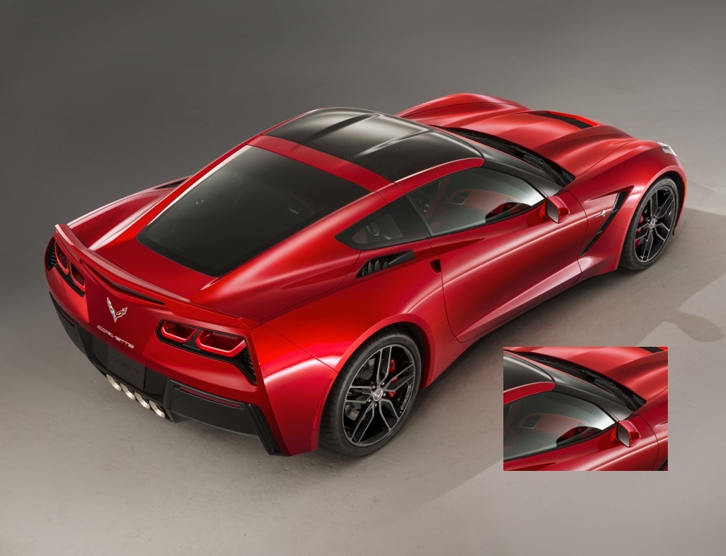 C7 Corvette 2014 & Up Carbon Fiber Windshield Side Panels A Pillars
