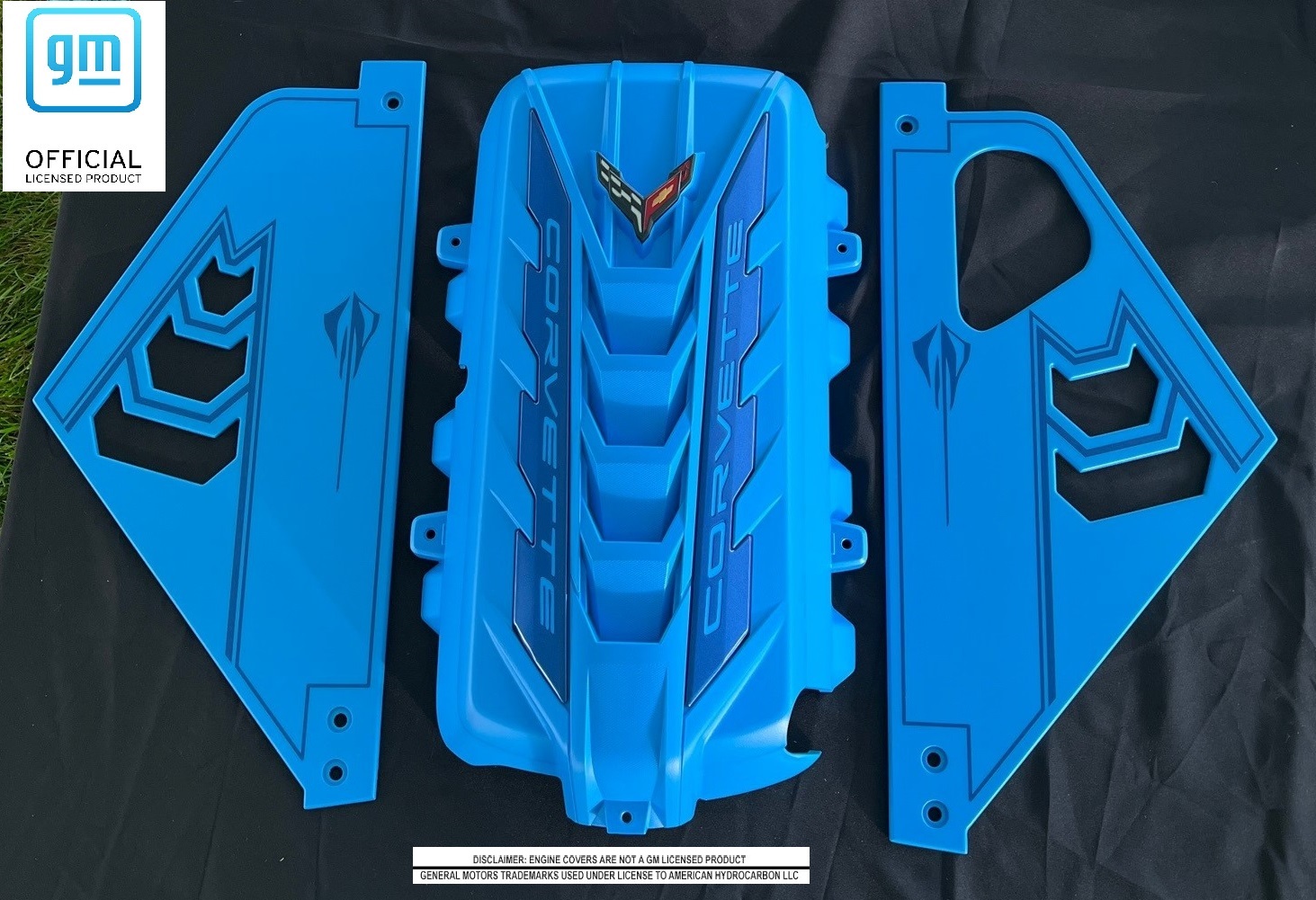 RPI, 2020-2024 C8 Corvette AHC Three Piece Painted Engine Cover Set