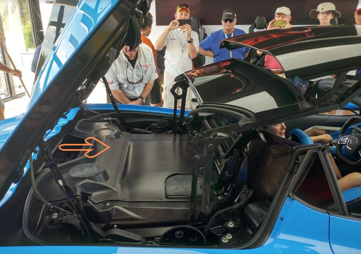 RPI, 2020-2024 C8 Corvette Painted Convertible Engine Heat Shield Cover