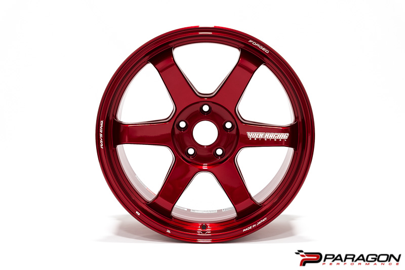 2020-23 Volk Racing TE37 C8 Corvette 19x9.5 ET36, 20x11 ET39 - Hyper Red