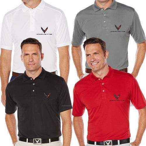 C8 Corvette Callaway Moisture-Wicking Polo Shirt ACS Composite