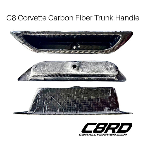 2020-27 C8 Corvette All Models Carbon Fiber Trunk Handle