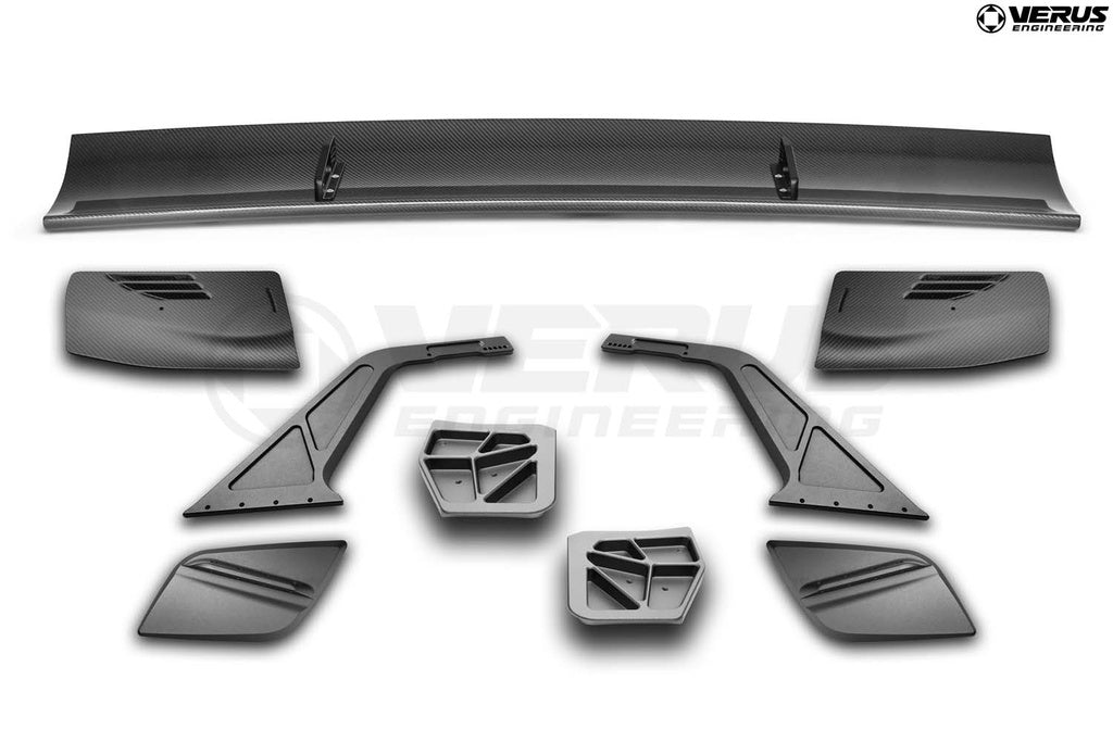 2020-27 C8 Corvette All Models Verus Engineering C8R Swan Neck Wing Kit