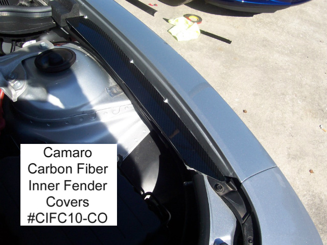 2010 Camaro Carbon Fiber Inner Fender Covers
