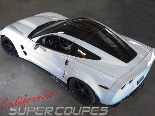 Corvette C6 (Base Model) Super Wide Body Conversion, California Super Coupes