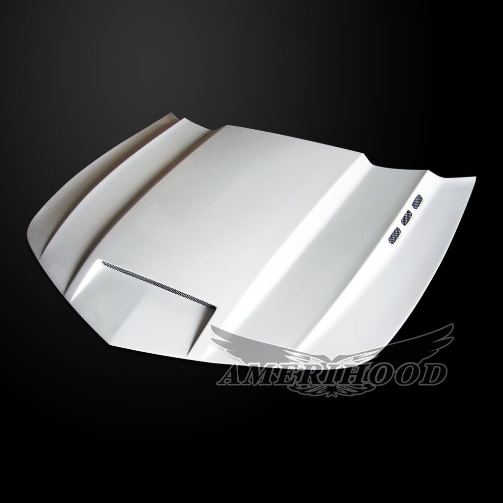 Chevrolet Camaro 2010-2013 Type-SMS Style Functional Heat Extractor Ram Air Hood