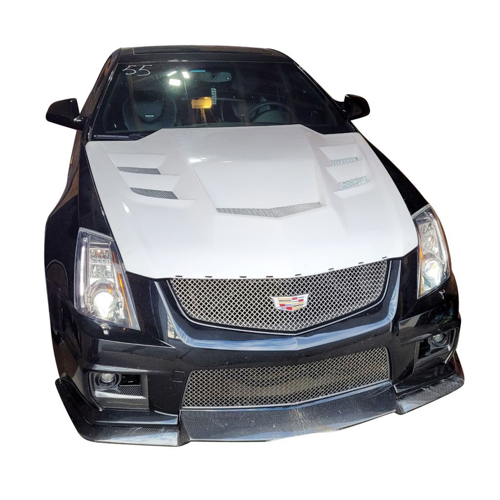 Cadillac CTS COUPE V Model 2011-2015 VIP Style Functional Heat Extraction Hood
