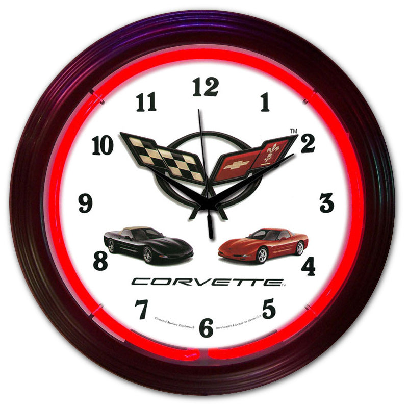 C5 Corvette Neon Clock
