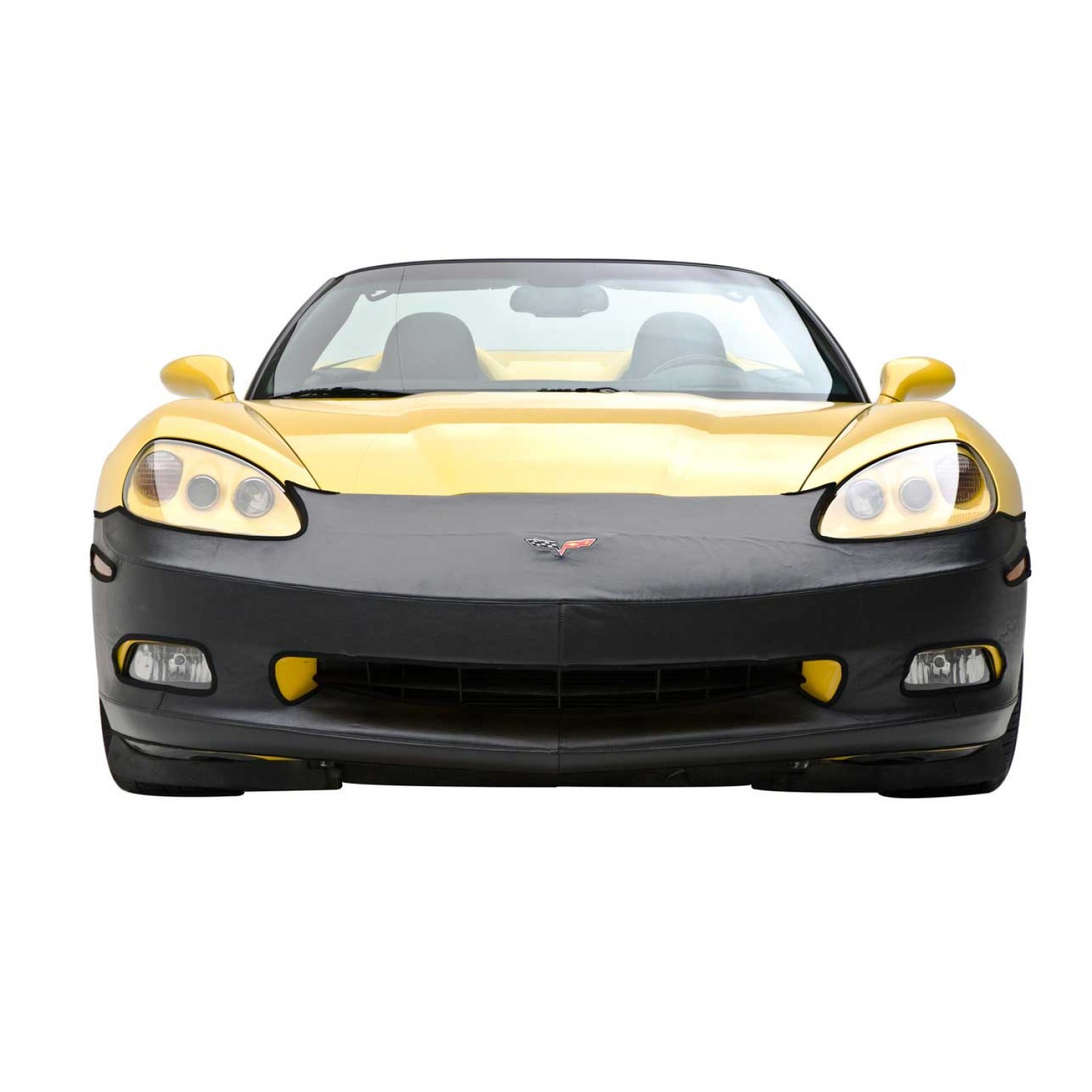 Black Velocitex Plus Coverking Custom Fit Front End Mask for Select Chevrolet Corvette Models 