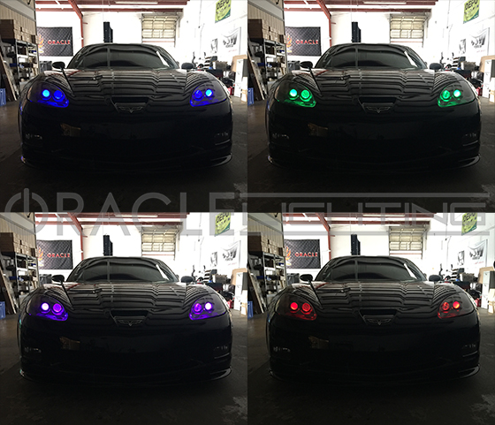 C6 Corvette ORACLE "Demon Eye" ColorSHIFT Projector Illumination Kit
