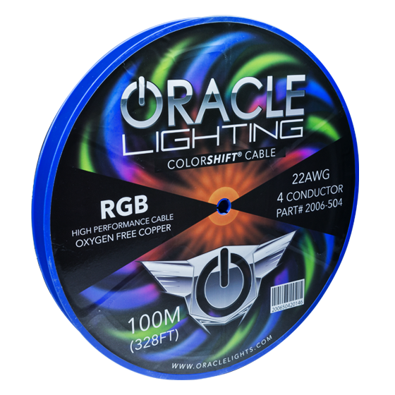 Oracle Custom Wire/Cable used for Connecting RGB / ColorShift Parts to Controller, By Foot