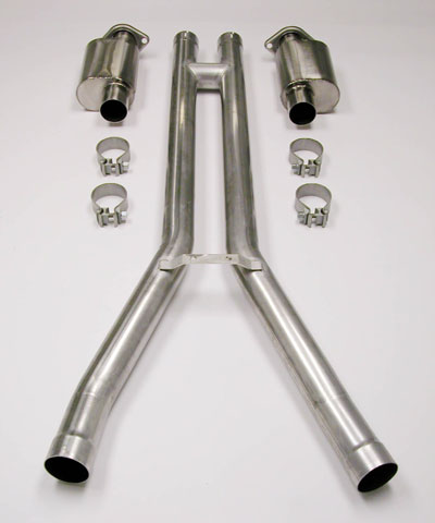 C6 Corvette 2009 Corsa Exhaust Sport to Touring Conversion Kit (6-spd & Automatic)