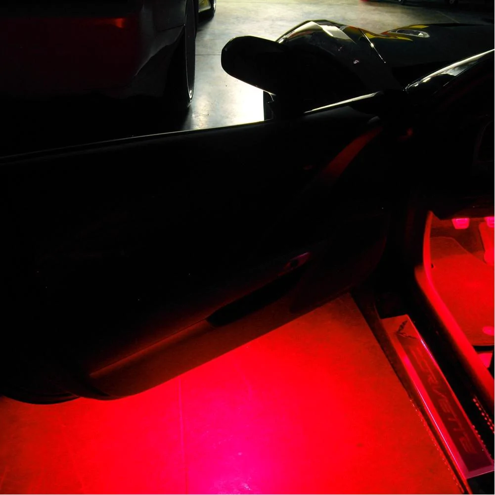 Corvette Under Door/Puddle LED Lighting Kit, C7 Stingray, Z51, Z06, Grand Sport,
