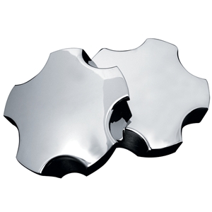 Wheel Center Cap, Chrome No Logo, C6 Corvette 2005-2008, Set of 4