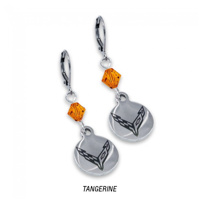 C8 Corvette Crystal Earrings