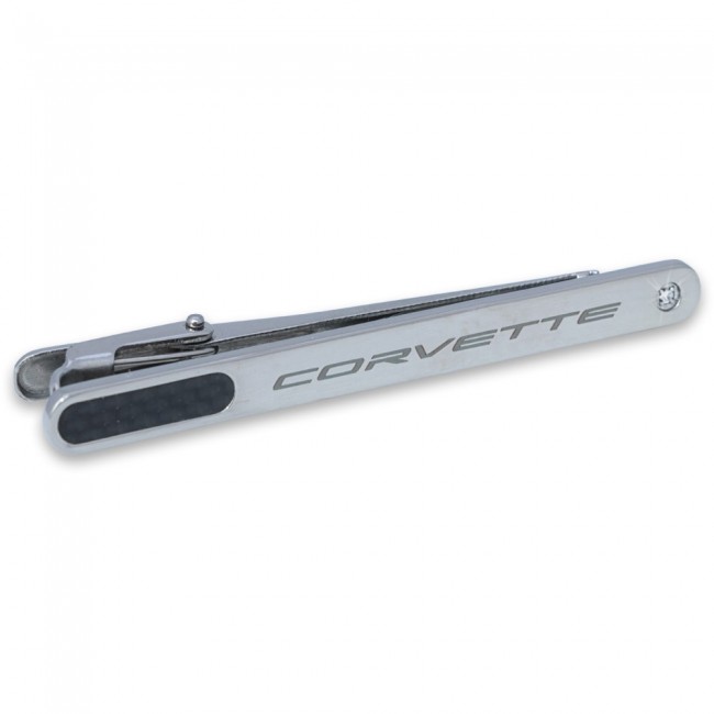 C8 Corvette Stainless Steel Diamond Tie Bar