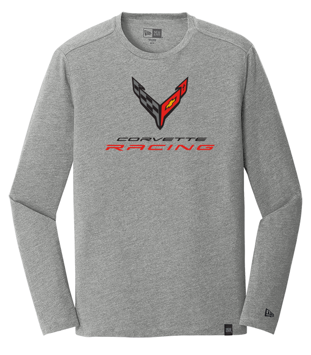 C8 Corvette, Men's New Era 2020 Corvette Racing Grey T-Shirt