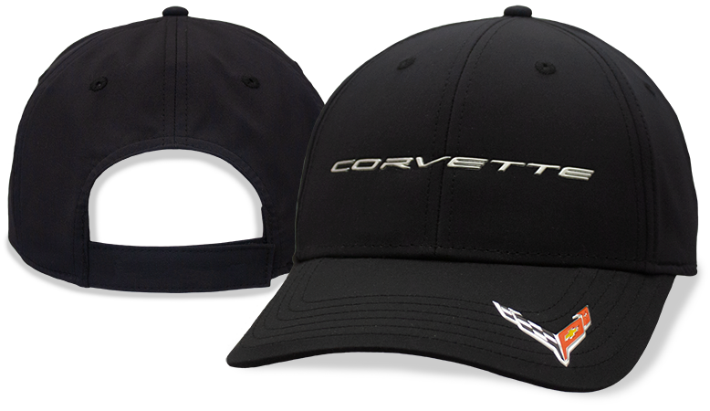 C8 Corvette, Black 2020 Corvette Next Gen Metallic Cap