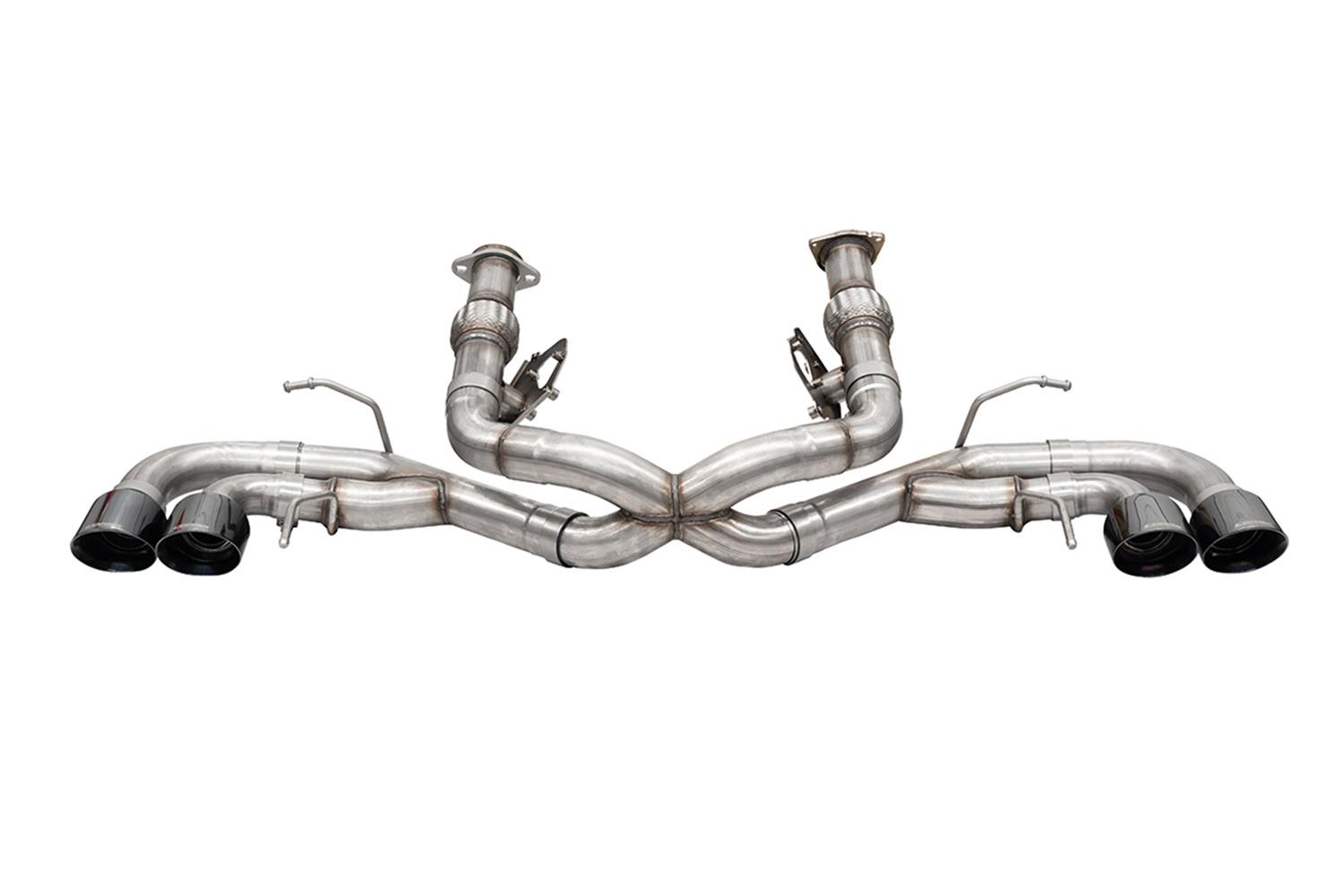 Corsa Track Exhaust Systems for 2020-2025 CORVETTE - 21104BLK
