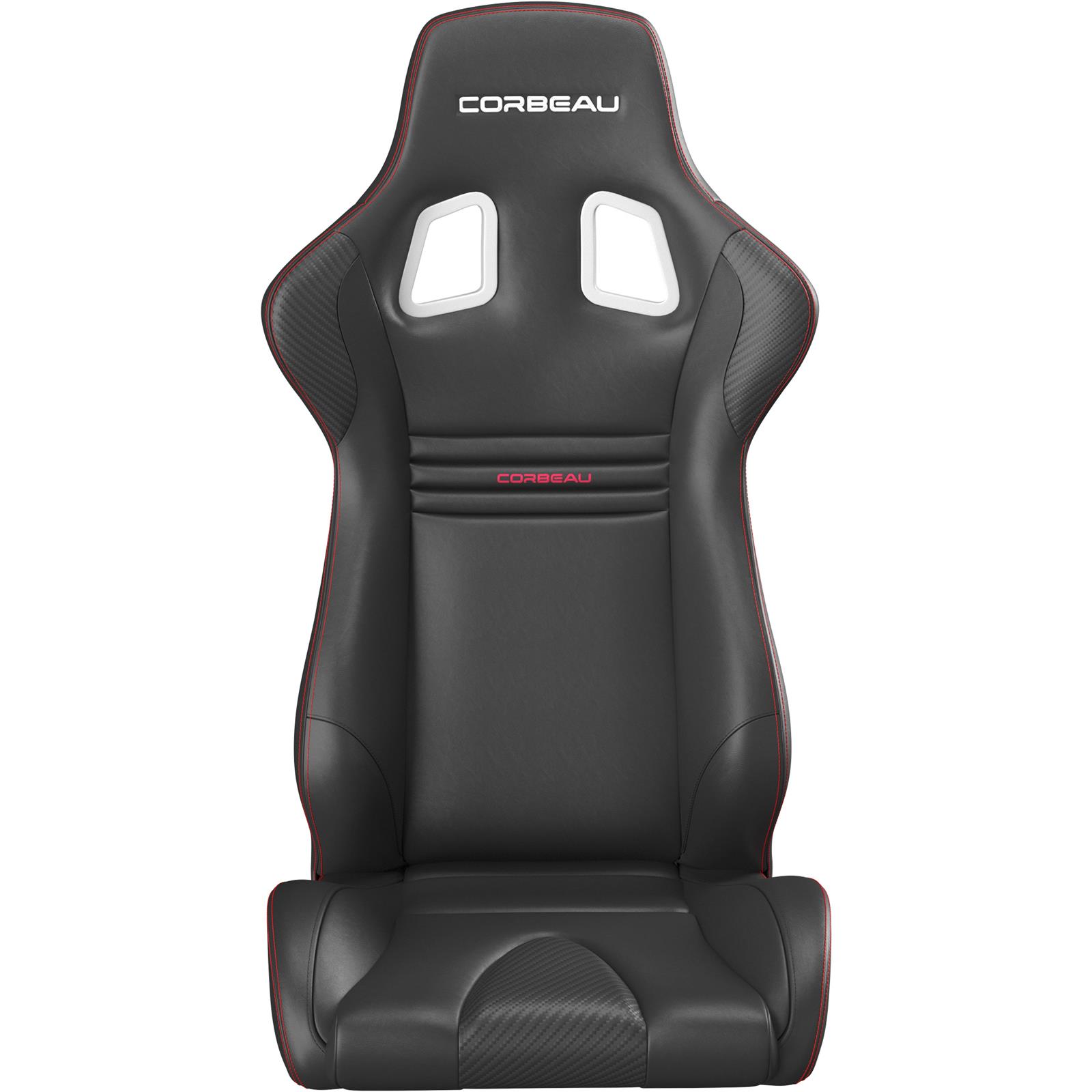 Corbeau Sportline Evolution X Black Vinyl Seat 64901FPR