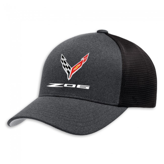 C8 Corvette Z06 Roadway Cap lange Gray/Black