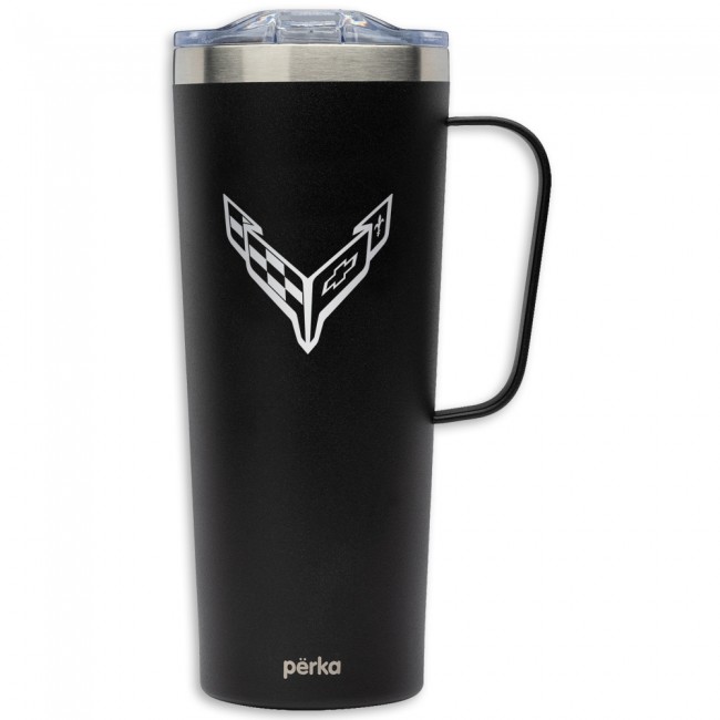 C8 Corvette Perka® 28oz Travel Mug - Black