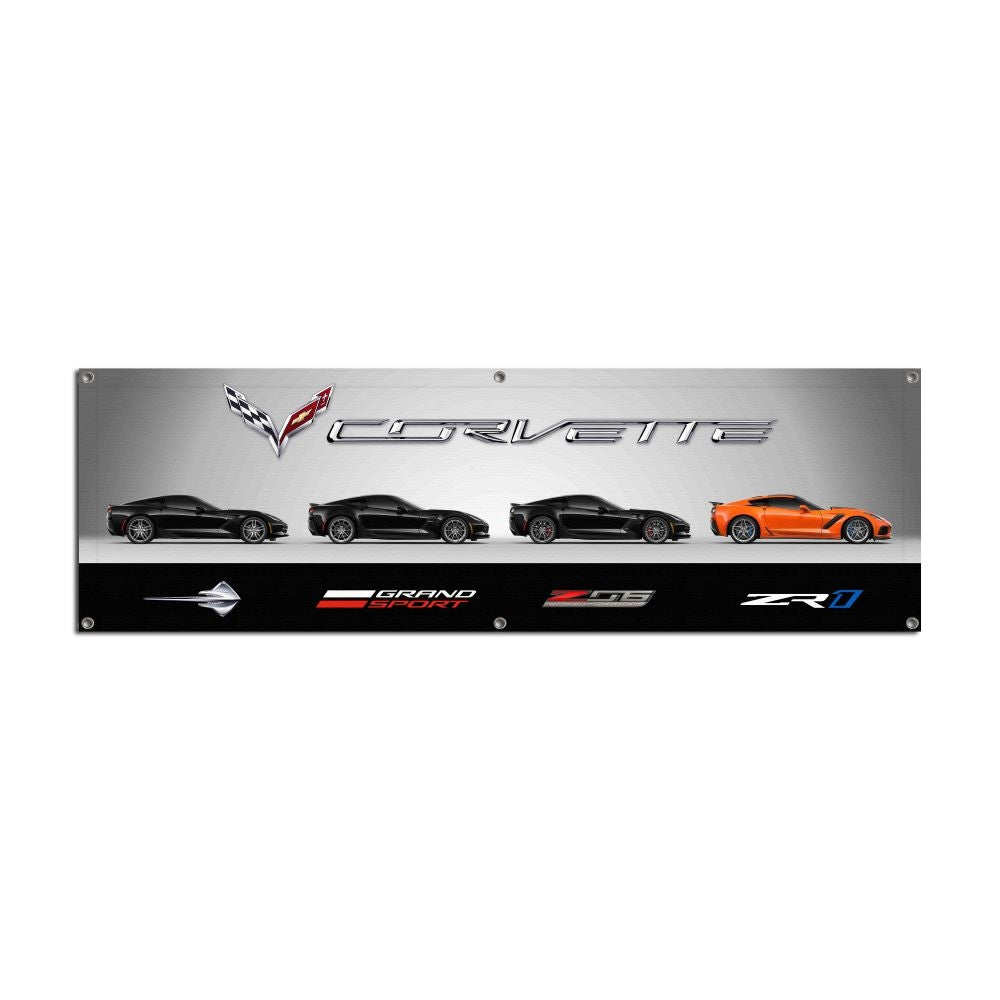 Corvette Models Metal Print