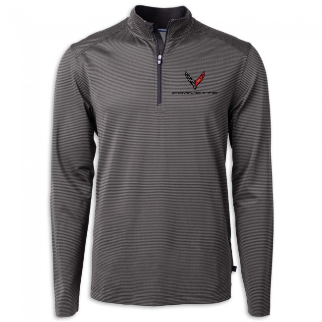 C8 Corvette Micro Stripe Quarter-Zip