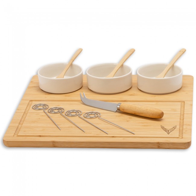C8 Corvette Cutting Board / Cheese Set