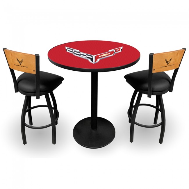 C8 Corvette Color-Matched Table & Chair Set 42"