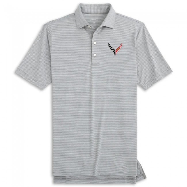 C8 Corvette  Johnnie-O Performance Polo, Meteor