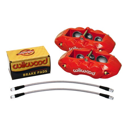 Corvette 65-82 D8-6 Wilwood (6-Piston) Front Brake Kit (Red)Wilwood