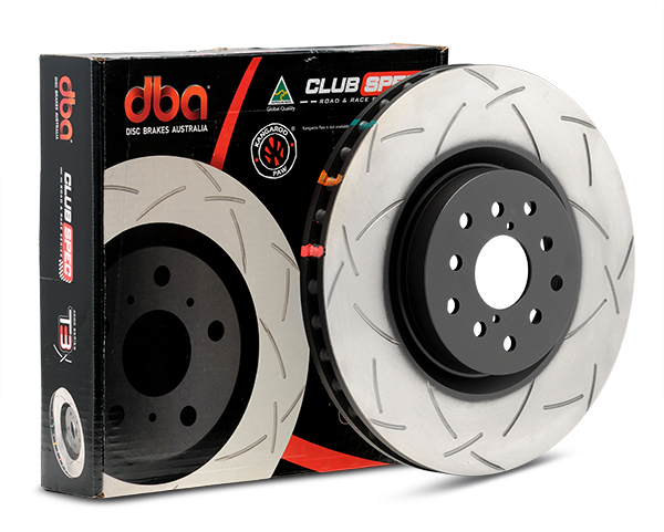 C6 Corvette Z51 Rear DBA 4000 Series T3 Rotor, Pair Premium, Performance Street, Autocross/Track