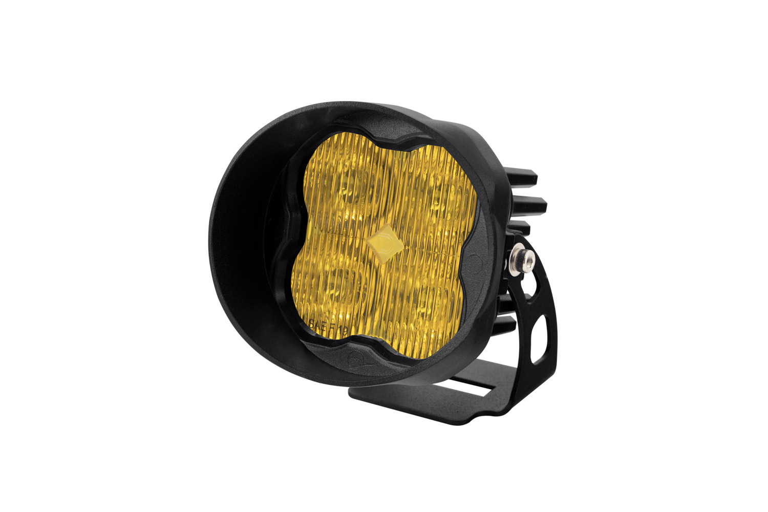 Diode Dynamics - DD6162S - Worklight SS3 Sport Yellow SAE Fog Angled LH (single)