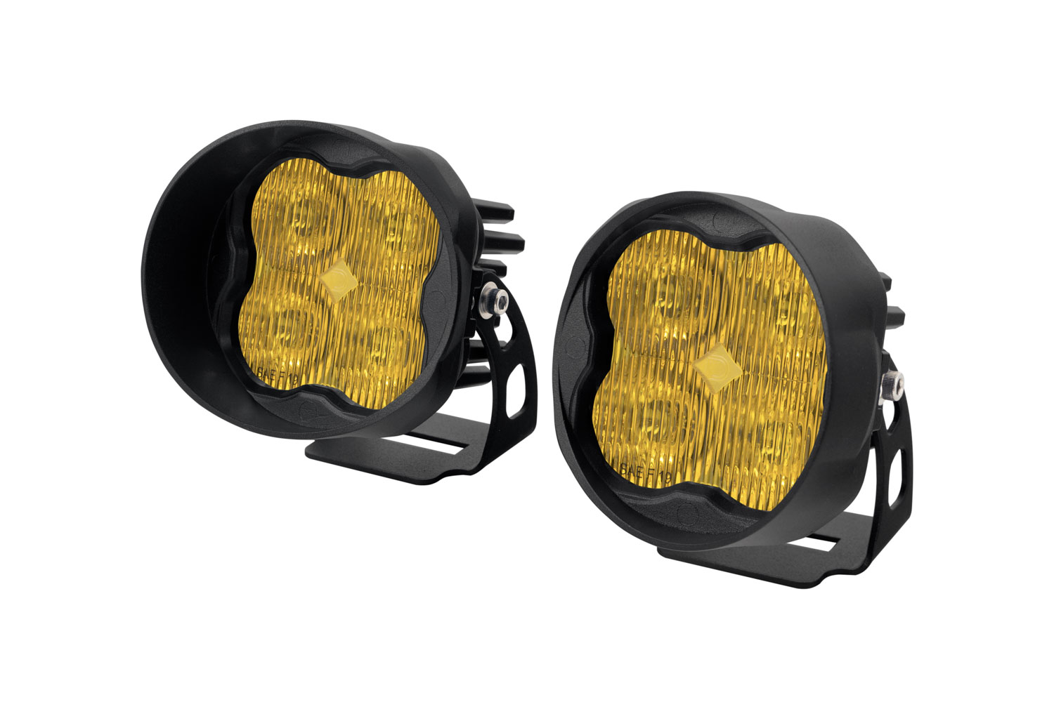 Diode Dynamics - DD6173P - Worklight SS3 Pro Yellow SAE Fog Angled (pair) DD6173