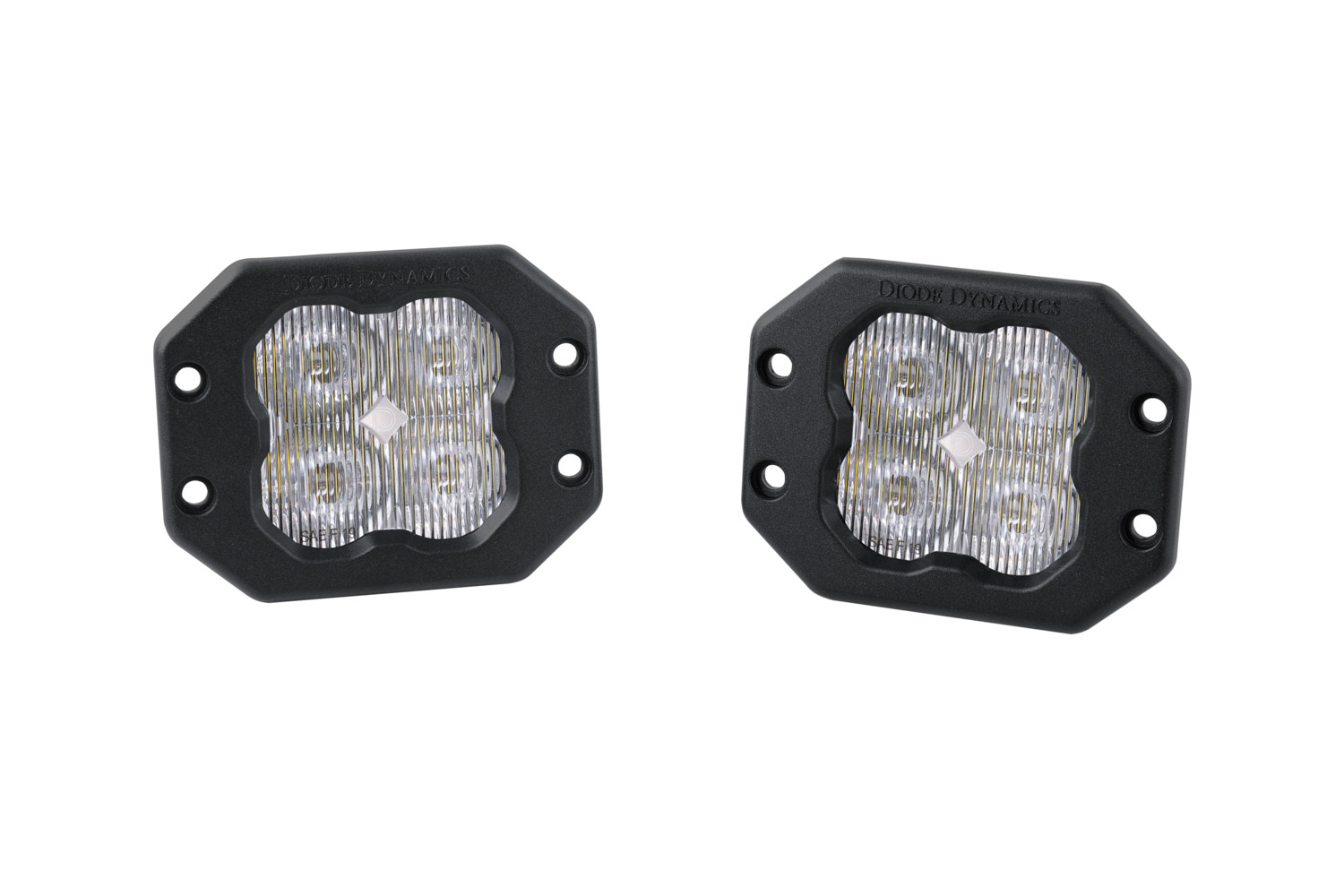 Diode Dynamics - DD6202P - Worklight SS3 Sport White SAE Fog Flush (pair) DD6202