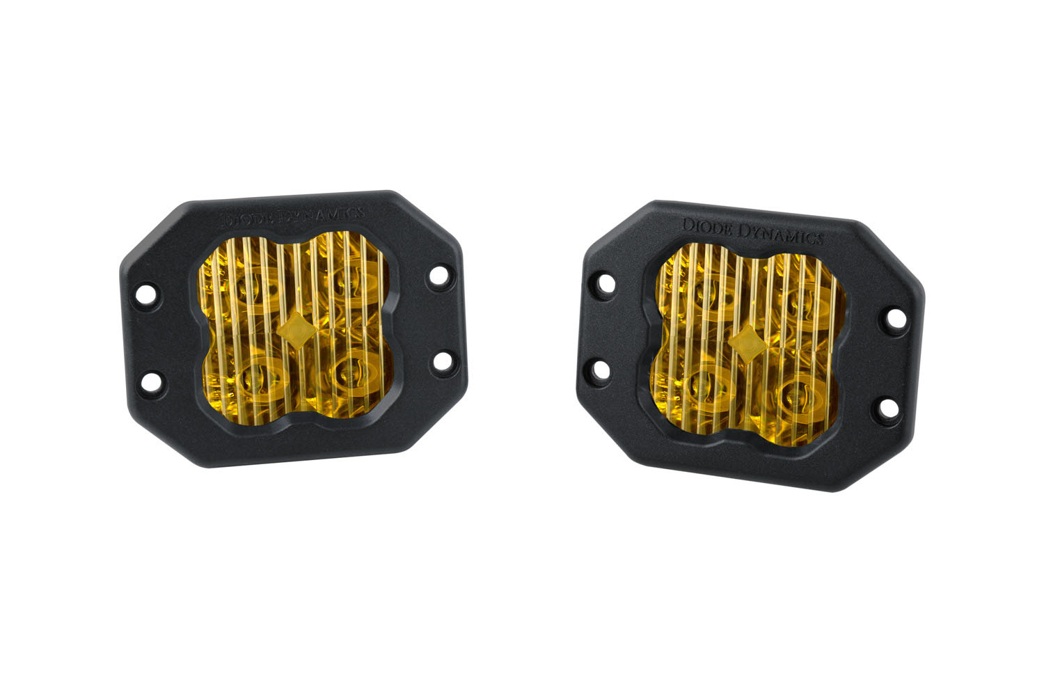 Diode Dynamics - DD6204P - Worklight SS3 Sport Yellow Driving Flush (pair) DD620